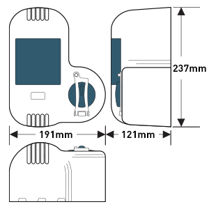 EPIRB1 PRO BALISES & SART & FEUX & PROJECTEURS dimensions