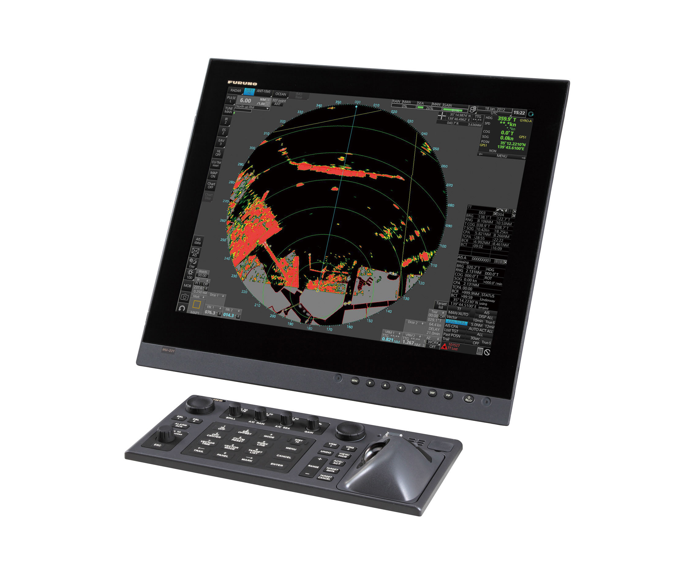 Radar maritimes série Model left